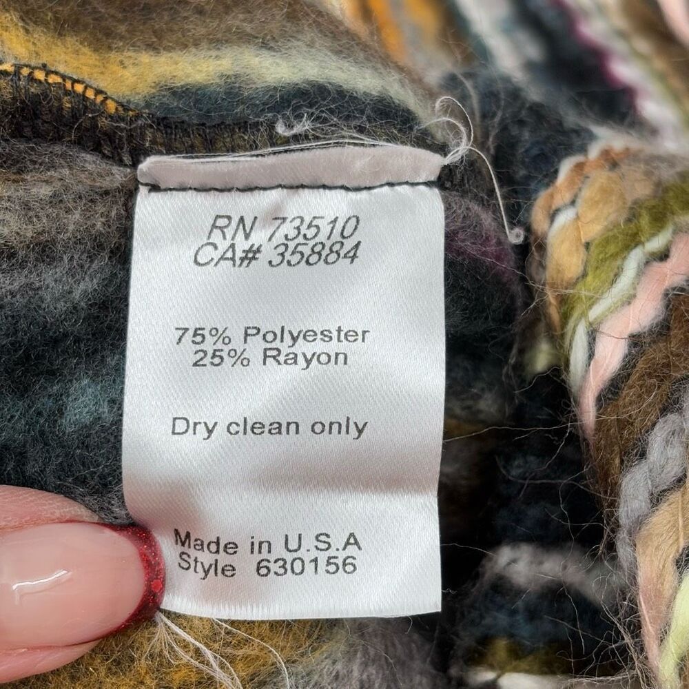 Ivy Jane Multicolor Striped Cowl Neck Sweater - Picture 6 of 6